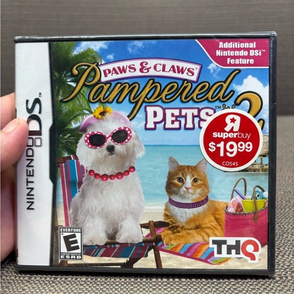 Nintendo DS Play THQ Paws & Claws Pampered Pets Game 2009 - Picture 1 of 2